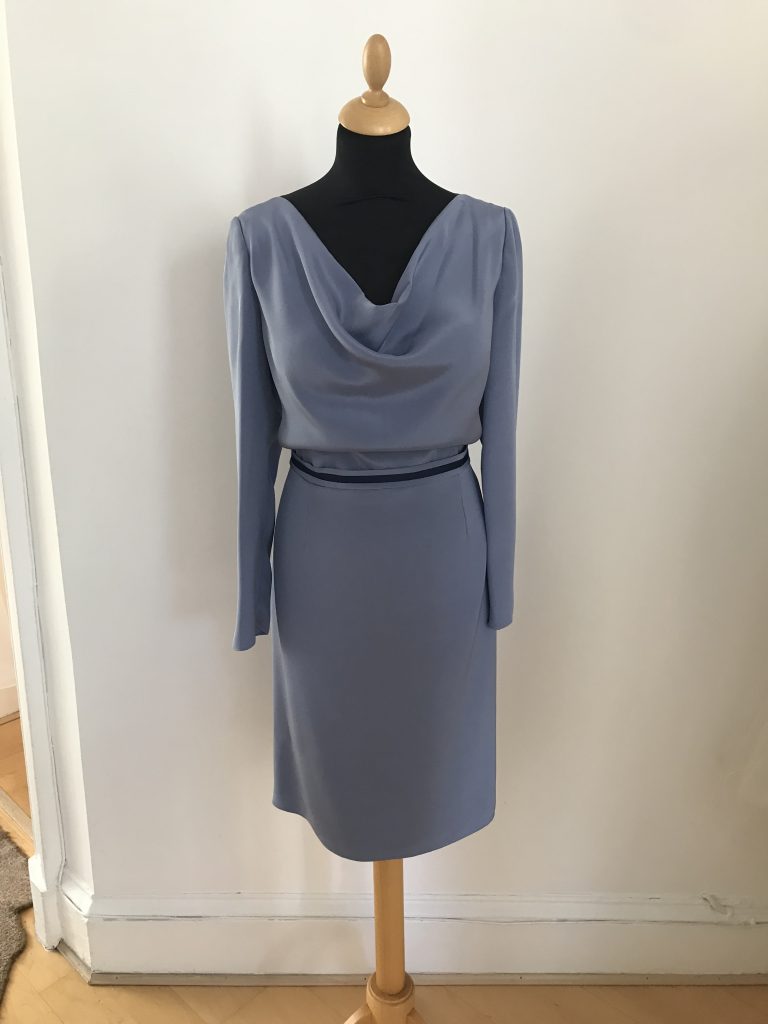 mother of the bride - groom dress in silk crepe