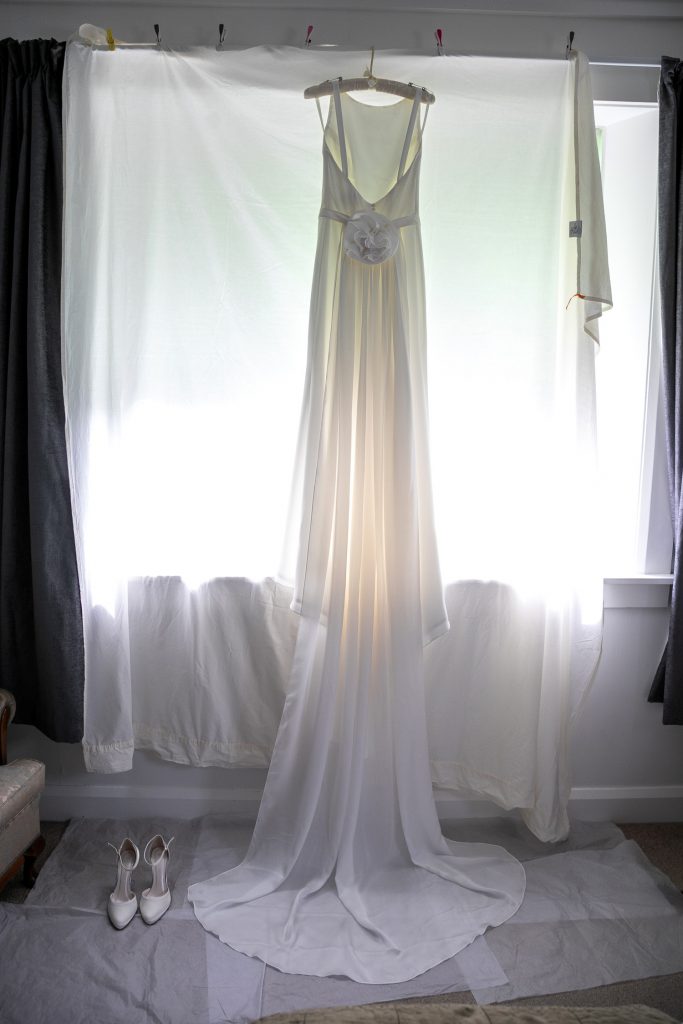 silk dress for new zealand bride